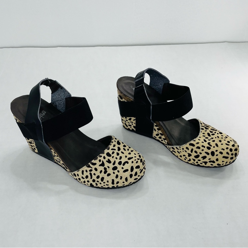 ✨🐆 Corky’s Leopard Print Wedge Sandals – Chic & Effortless Style 🐆✨ - Picture 3 of 14